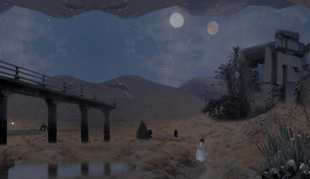 PATRICIA REINHART, Ciné Collage , Film still, „ Anaphone “ (work in progress) , 2025