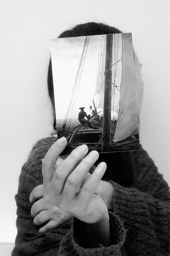 PATRICIA REINHART, The Self Portraits / Portraits to Questions of Femininity, (2001 - ongoing), 2013 (Caspar David Friedrich)